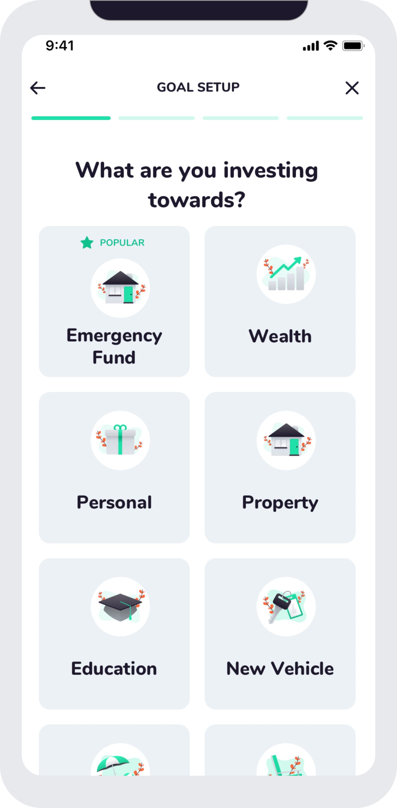Goal planning illustration