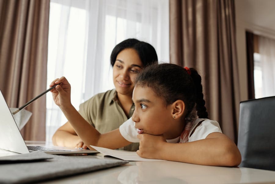 A parent seeing the progress of their child's savings