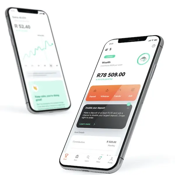 Screenshot of Franc mobile app